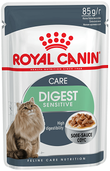 дополнительная картинка для Корм 85г Royal Canin Дайджест Сенситив для кошек (40760008R1) на сайте сети магазинов Бонифаций