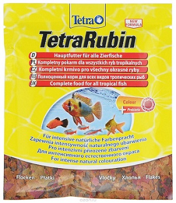 дополнительная картинка для Корм 12г Tetra Rubin хлопья для усиления окраски рыб (766396С) на сайте сети магазинов Бонифаций
