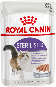 дополнительная картинка для Корм 85г Royal Canin Стерилайзд (паштет) для стерилизованных кошек на сайте сети магазинов Бонифаций