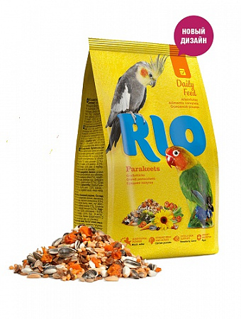 дополнительная картинка для Корм 500г RIO для средних попугаев  на сайте сети магазинов Бонифаций