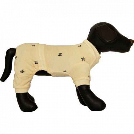 дополнительная картинка для Комбинезон велюровый JOY, желтый XS для собак на сайте сети магазинов Бонифаций