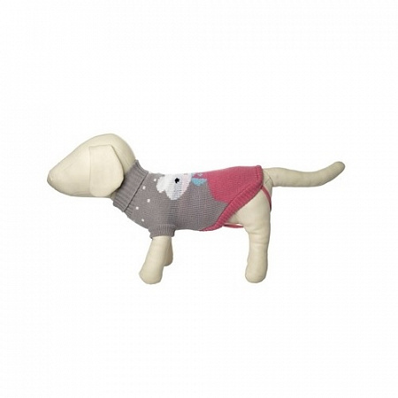 дополнительная картинка для Свитер 20см "Зайчик" серый  для собак на сайте сети магазинов Бонифаций
