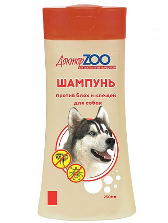 дополнительная картинка для Шампунь 250мл Доктор ZOO антипаразитарный для собак на сайте сети магазинов Бонифаций