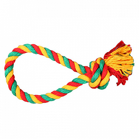 дополнительная картинка для Веревка-Петля 40см JOY текстильная игрушка для собак на сайте сети магазинов Бонифаций
