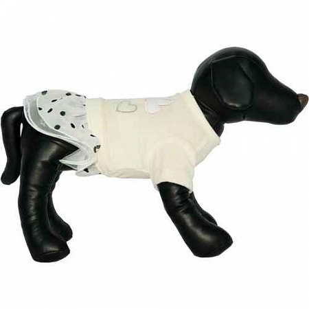 дополнительная картинка для Платье JOY юбка в горошек L для собак на сайте сети магазинов Бонифаций