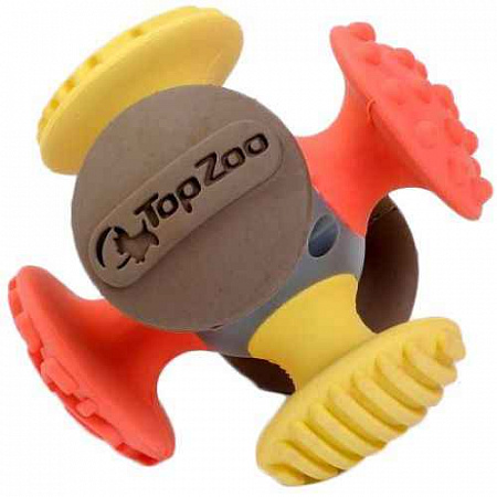 дополнительная картинка для Тянучка 7,5см  маленькая, каучуковая игрушка для собак на сайте сети магазинов Бонифаций