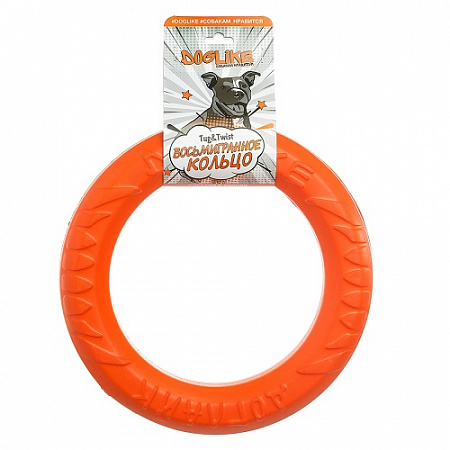 дополнительная картинка для Снаряд средний Tug & Twist DL оранжевый для собак на сайте сети магазинов Бонифаций