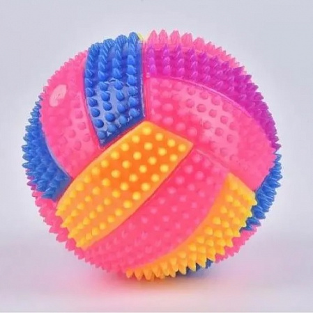 дополнительная картинка для Мяч-пищалка 9см WOGY мигающая игрушка для собак на сайте сети магазинов Бонифаций