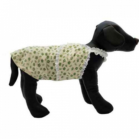 дополнительная картинка для Сарафан летний, зеленый M для собак на сайте сети магазинов Бонифаций