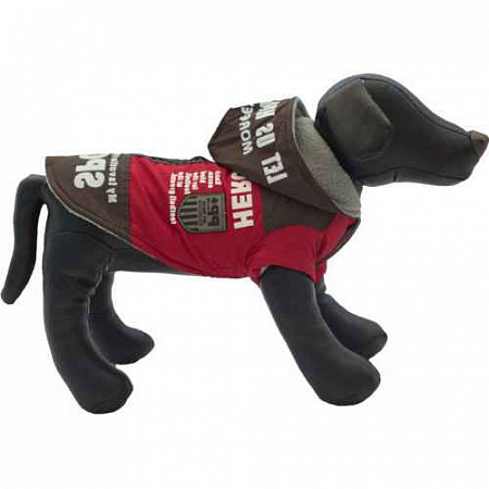 дополнительная картинка для Куртка SPORT, красная S для собак на сайте сети магазинов Бонифаций