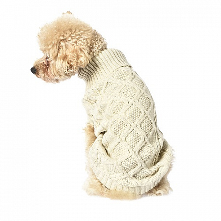 дополнительная картинка для Свитер XS 20см M-Pets светло-бежевый для собак на сайте сети магазинов Бонифаций