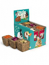 картинка для Корзинка 65г Little One из луговых трав с наполнителем, ассорти  для грызунов (32380) на сайте сети магазинов Бонифаций