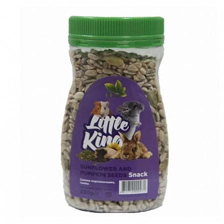 дополнительная картинка для Семена подсолнечника 230г Little King  лакомство для грызунов на сайте сети магазинов Бонифаций