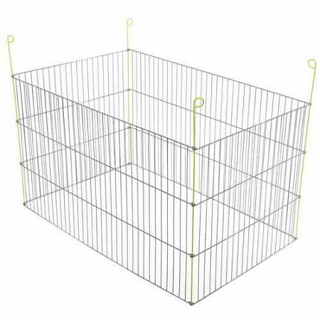 дополнительная картинка для Манеж 101х60х60см сборный прямоугольный металлический для щенков на сайте сети магазинов Бонифаций