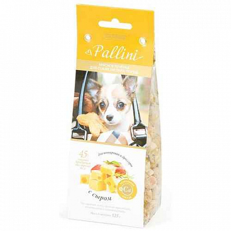 дополнительная картинка для Печенье 125г TITBIT Pallini с сыром для собак мелких пород (001042) на сайте сети магазинов Бонифаций