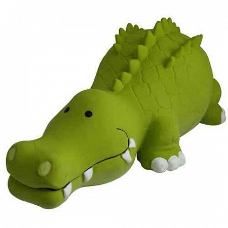 дополнительная картинка для Крокодил 20см латексная игрушка для собак на сайте сети магазинов Бонифаций