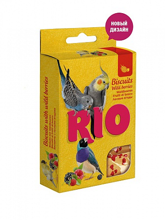 дополнительная картинка для Бисквиты RIO с лесными ягодами для птиц на сайте сети магазинов Бонифаций