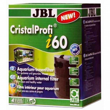 дополнительная картинка для Фильтр внутреннийJBL CristalProfi i60 для аквариума до 80л 300-800л/ч на сайте сети магазинов Бонифаций