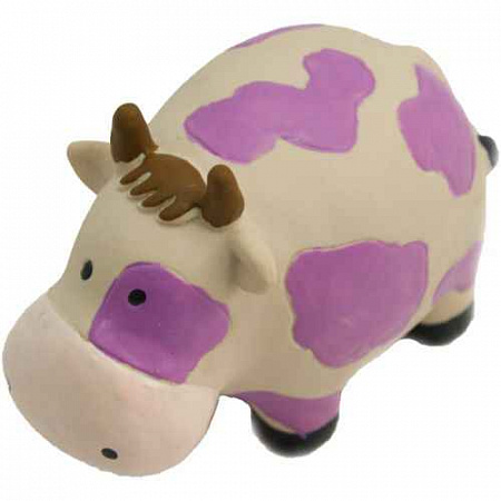дополнительная картинка для Корова 10см латексная игрушка для собак на сайте сети магазинов Бонифаций