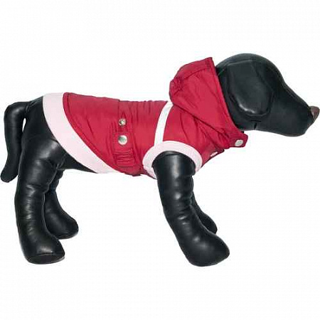 дополнительная картинка для Жилет с капюшоном JOY красный S для собак на сайте сети магазинов Бонифаций