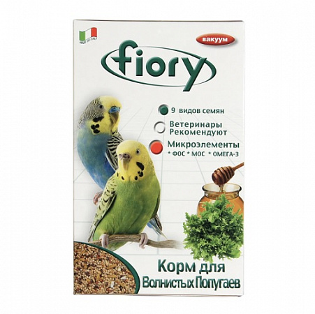 дополнительная картинка для Корм 400г Fiory Pappagallini смесь для попугаев (06019) на сайте сети магазинов Бонифаций
