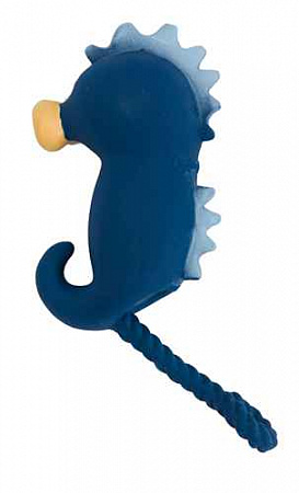 Морской конёк 13см латексная игрушка для собак (576-04/569-04)