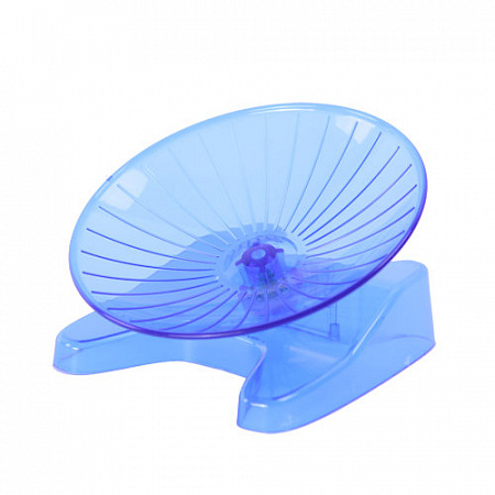 дополнительная картинка для Колесо 14,9х13,9х8,7см Шурум-Бурум голубое пластиковое для хомяка на сайте сети магазинов Бонифаций