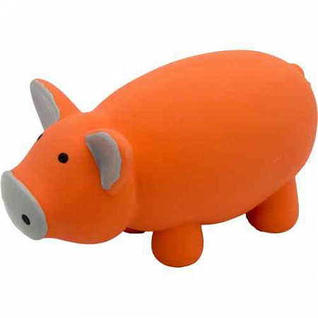 дополнительная картинка для Свинья 20см латексная игрушка для собак на сайте сети магазинов Бонифаций