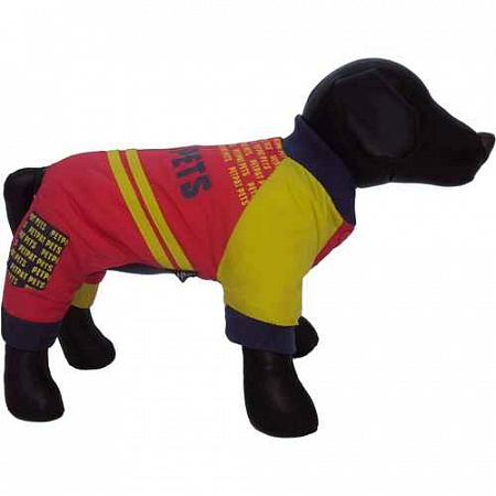 дополнительная картинка для Комбинезон "Любимцы PetPat" красный 23 см для собак на сайте сети магазинов Бонифаций
