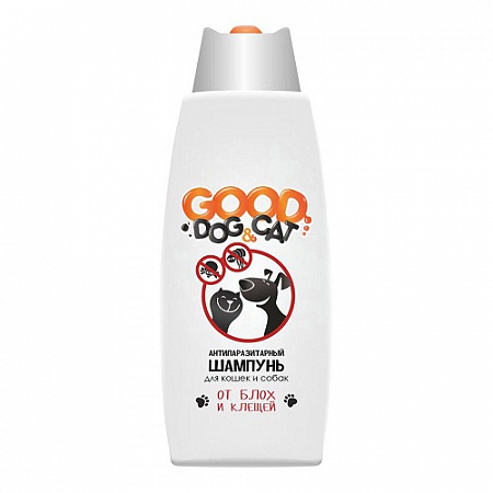 дополнительная картинка для Шампунь 250мл Good Dog&Cat  антипаразитарный  для кошек/собак на сайте сети магазинов Бонифаций