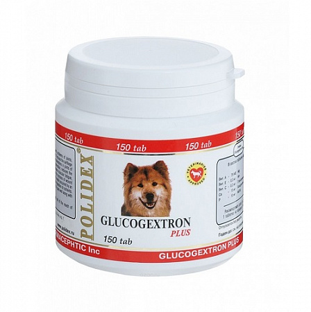 дополнительная картинка для Полидэкс Глюкогестрон плюс 150таб витамины для собак на сайте сети магазинов Бонифаций